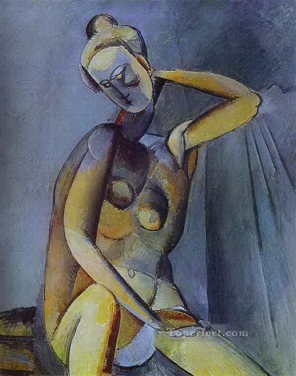 Nude 1909 Cubist Oil Paintings
